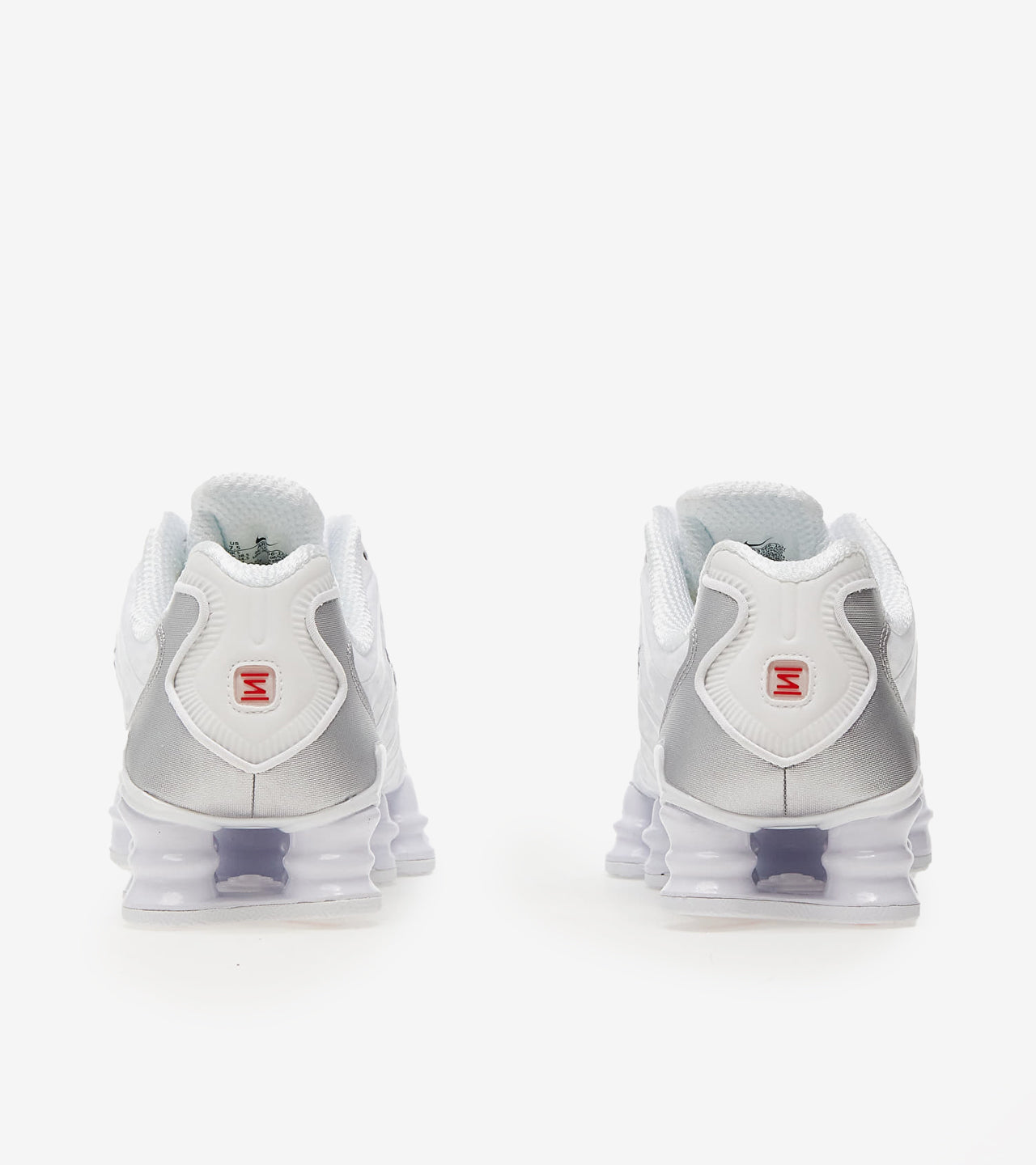 Nike Shox TL White Metallic Silver Max Orange (Women's) — photo 2