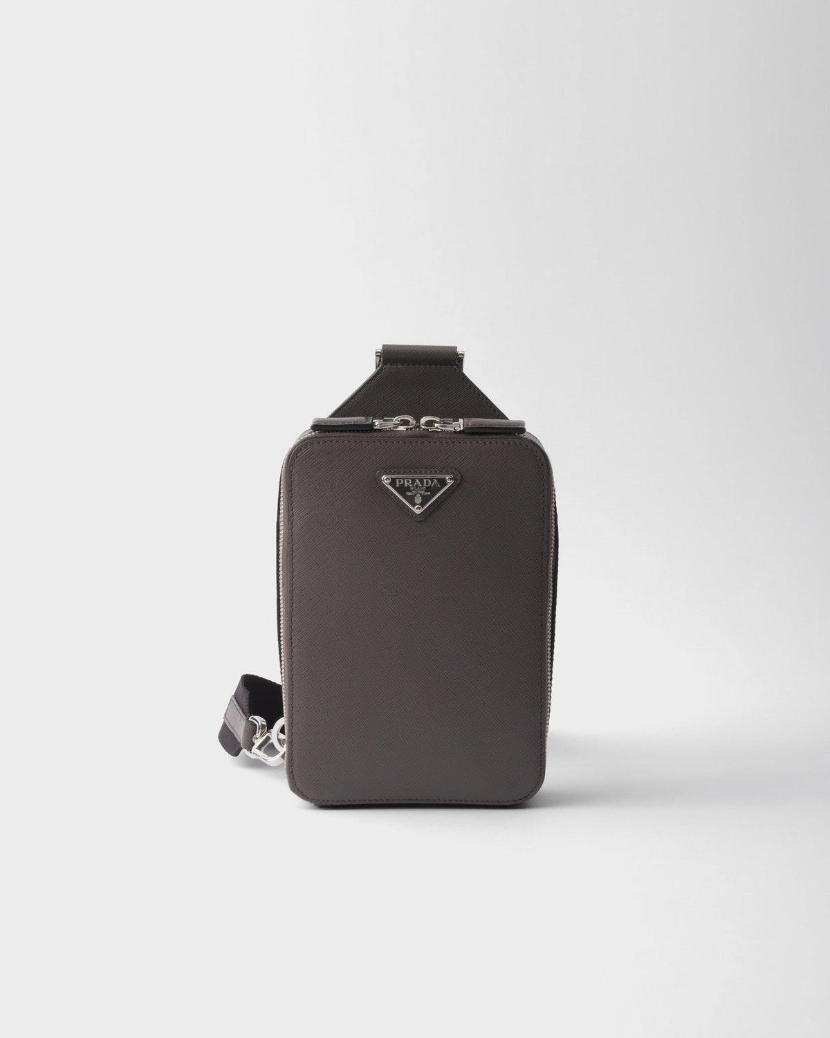Sac Prada Brique en cuir Saffiano - #4