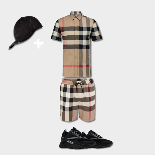 Outfit Chemise Burb°rry + Casquette Offerte — photo 2