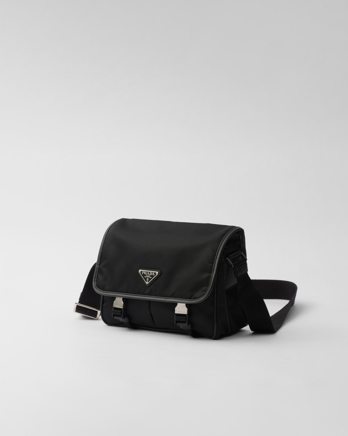 Sac porté épaule en Re-Nylon et cuir Saffiano - #12