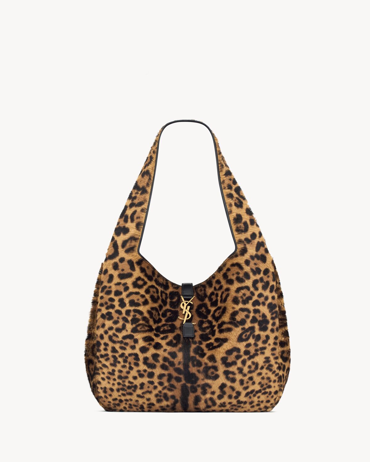 LE 5 Ă 7 BEA EN CUIR EFFET PONY LEOPARD