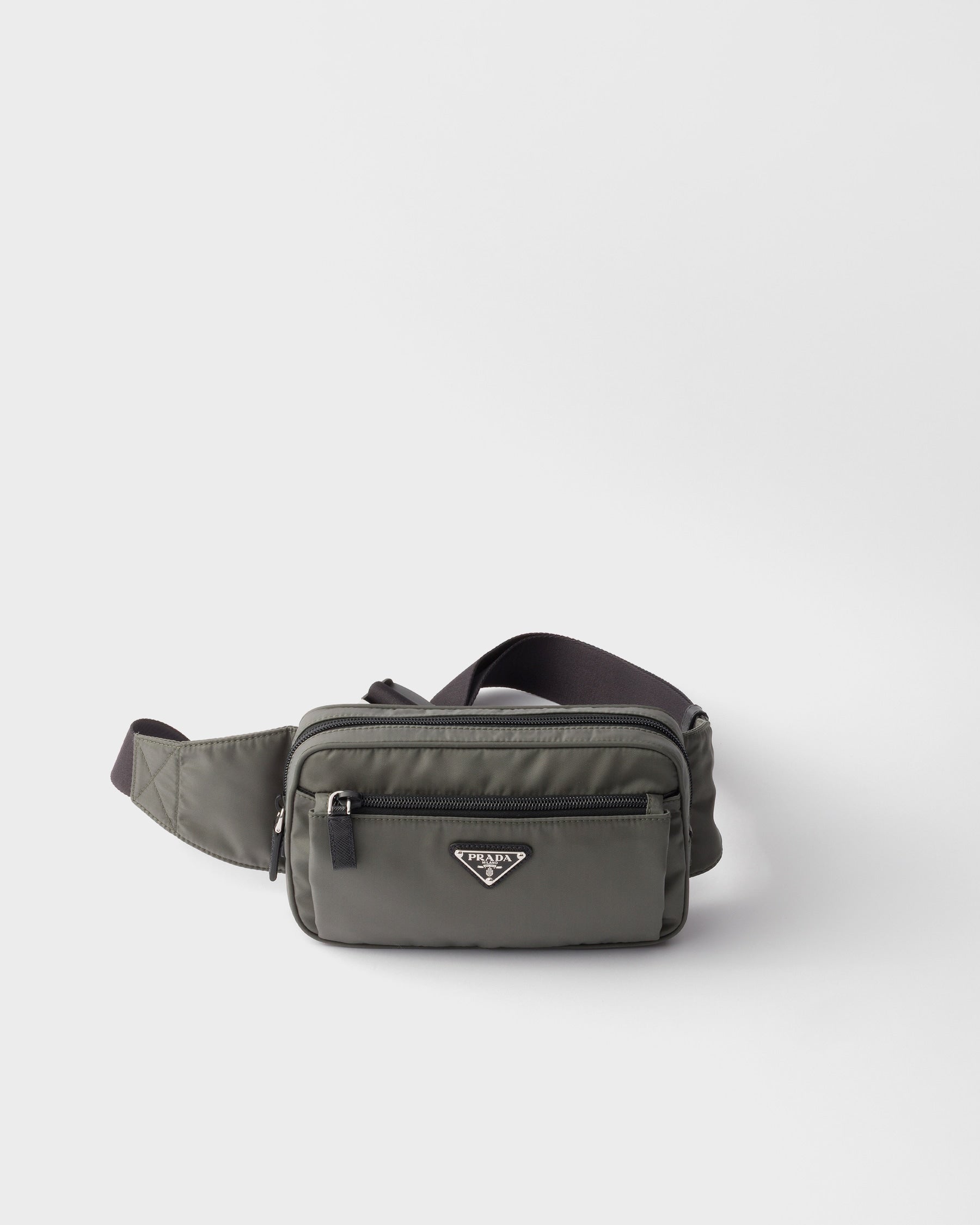 Sac banane en Re-Nylon et cuir Saffiano - #4