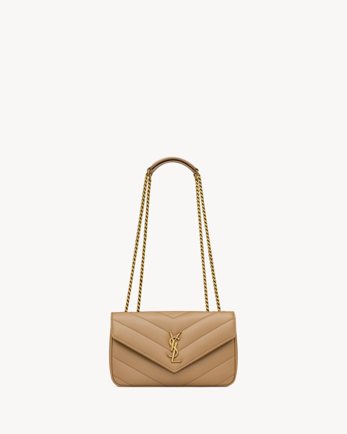 LOULOU SMALL EN CUIR MATELASSĂ - YSL