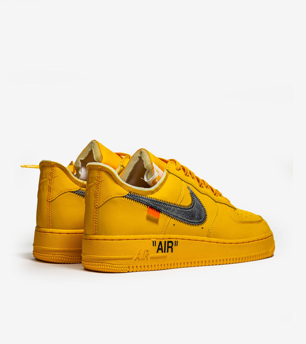 Nike Air Force 1 Low Off-White ICA University Gold — photo 3