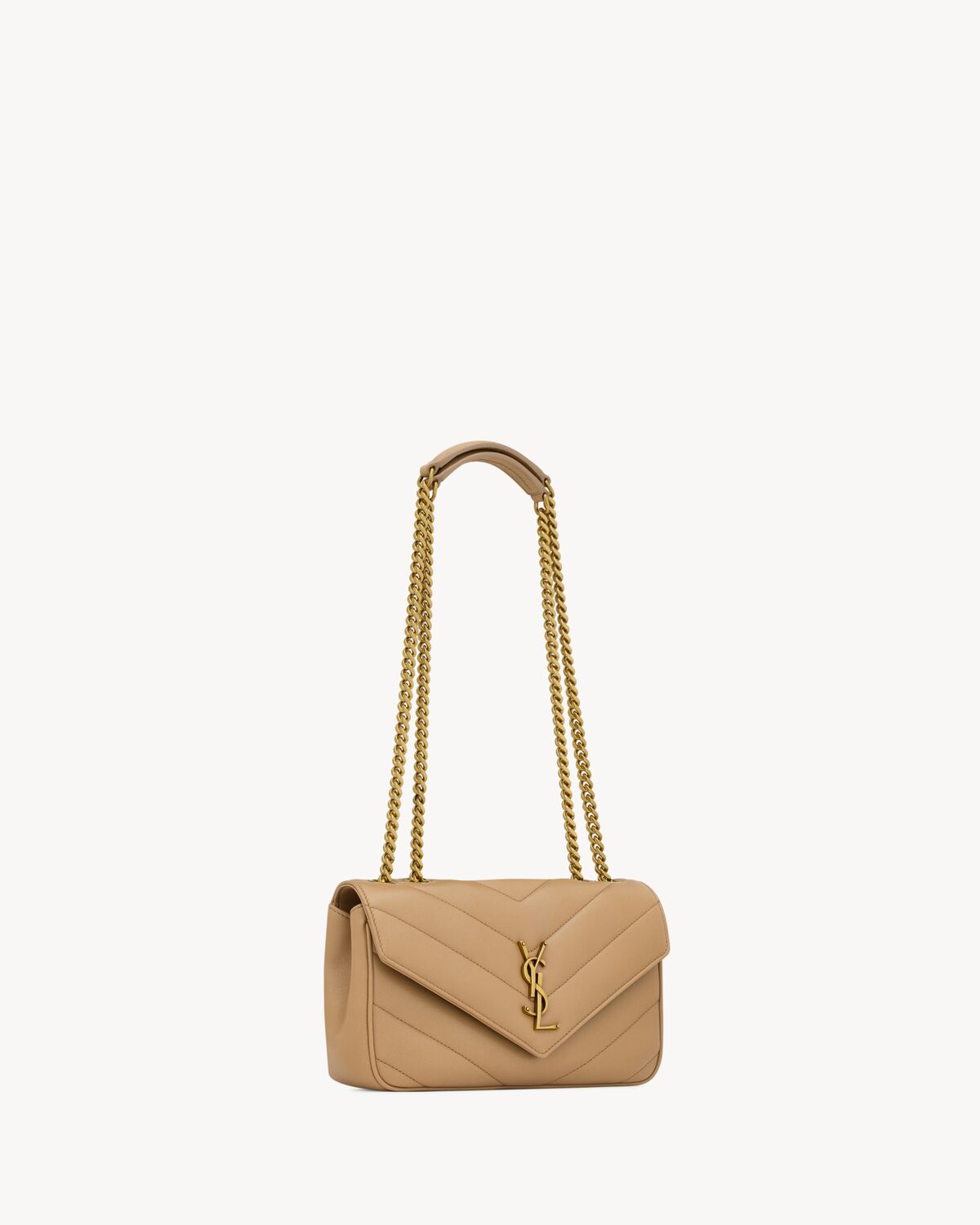 LOULOU SMALL EN CUIR MATELASSĂ - YSL