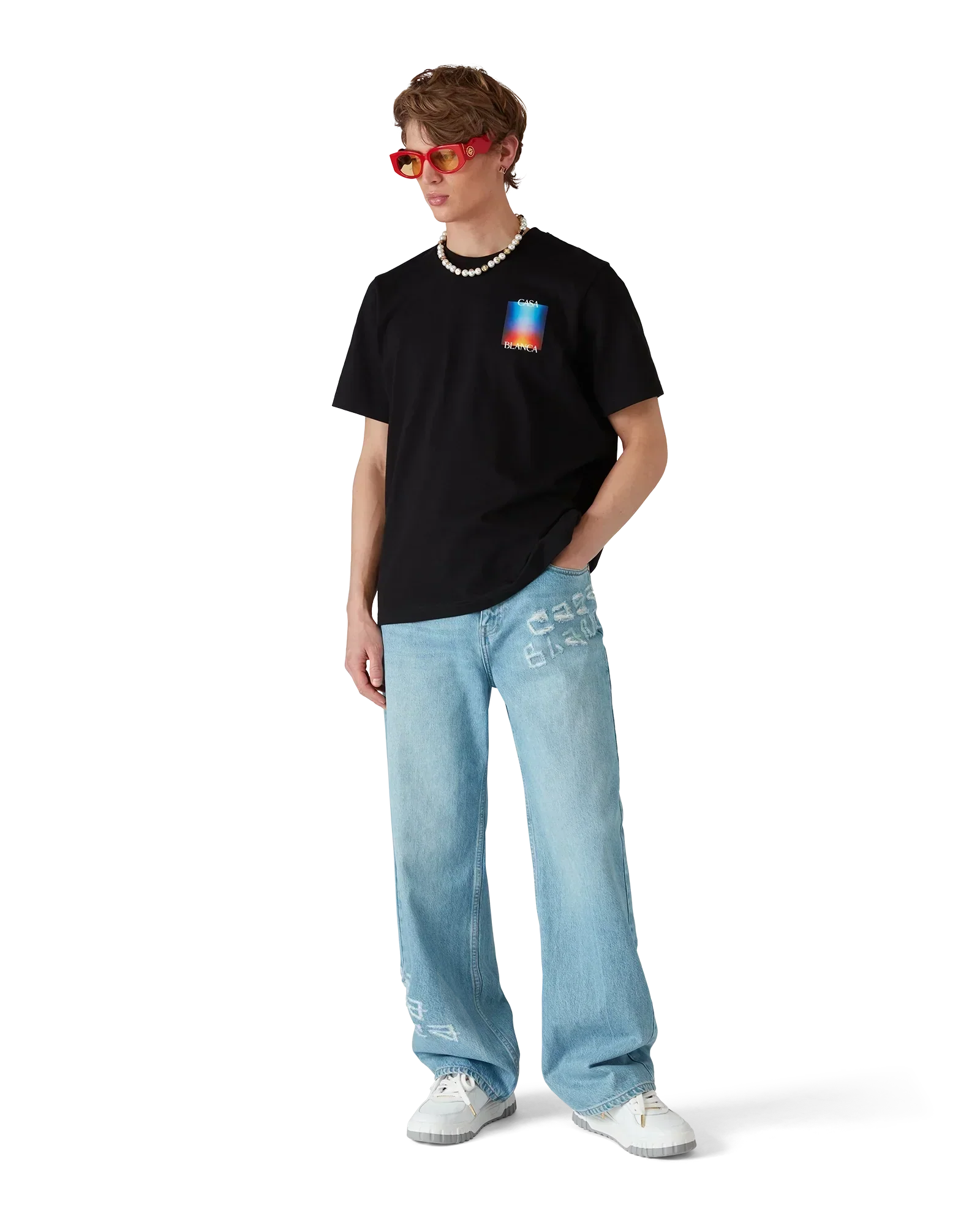 Gradient Casa Logo T-Shirt - casablanca