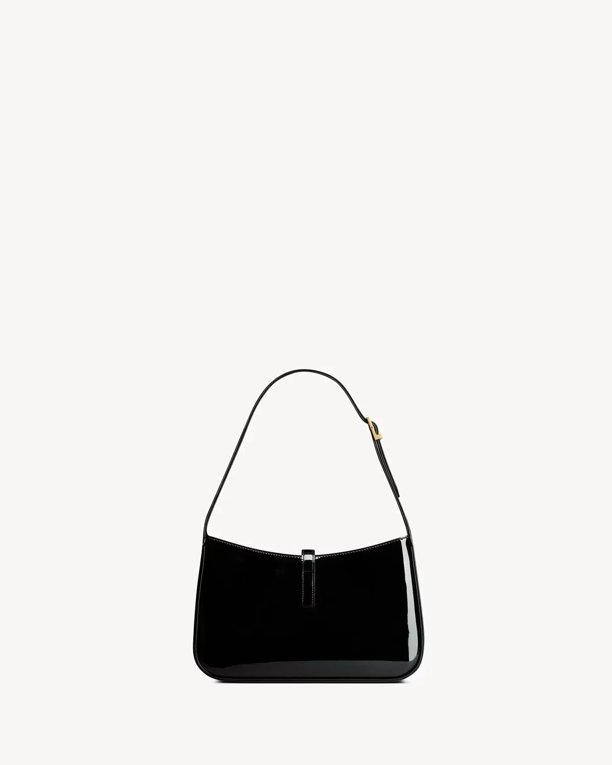 YSL - le 5 Ă 7 en cuir verni noir
