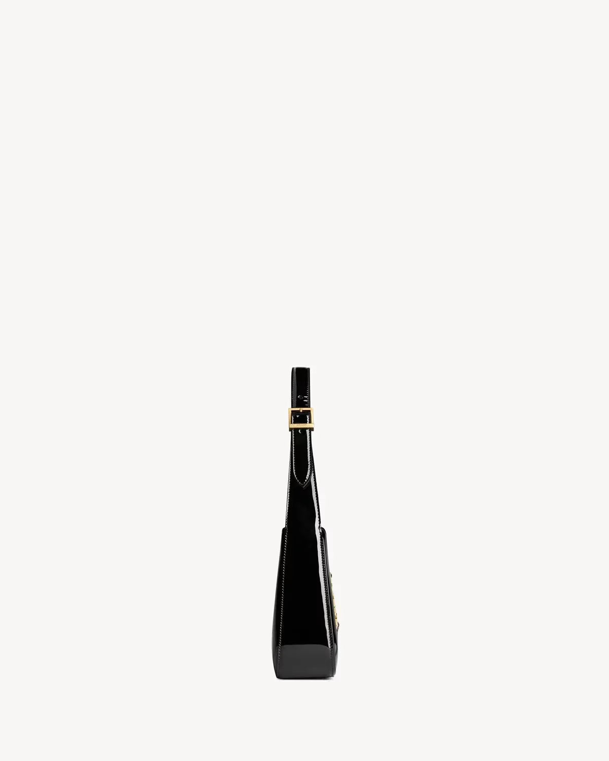 YSL - le 5 Ă 7 en cuir verni noir