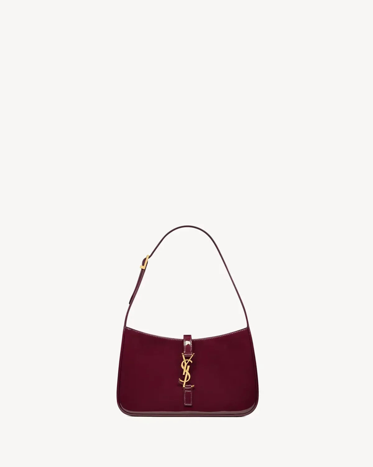 YSL - le 5 Ă 7 en cuir verni Red
