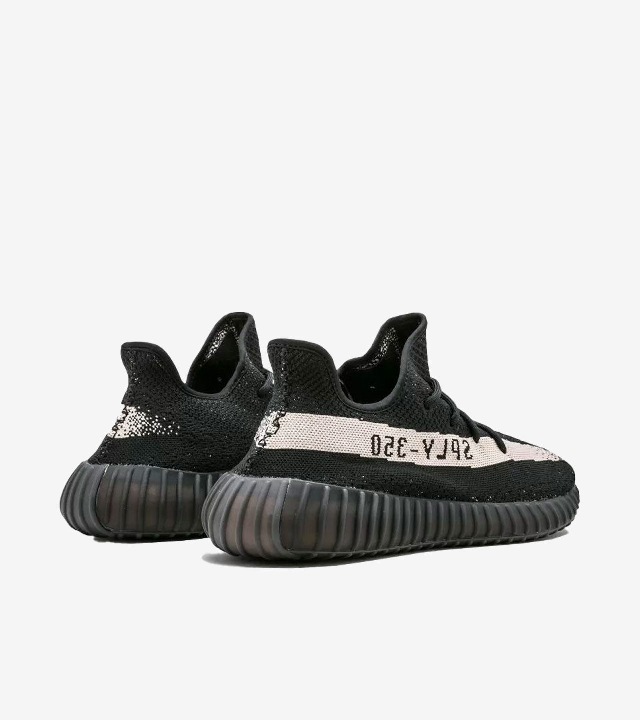 Adidas Yeezy Boost 350 V2 Core Black White — photo 2