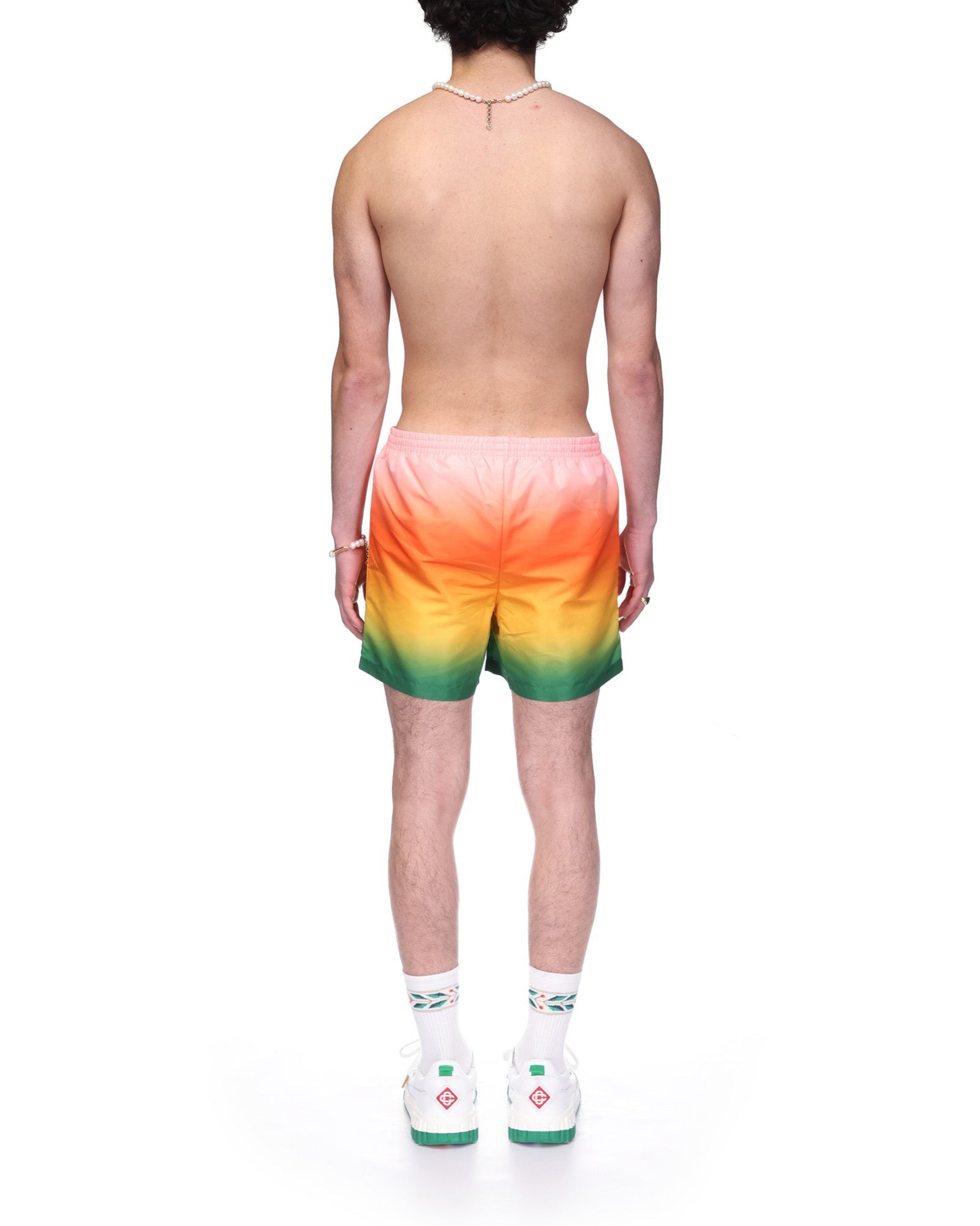Gradient Swim Trunks - casablanca