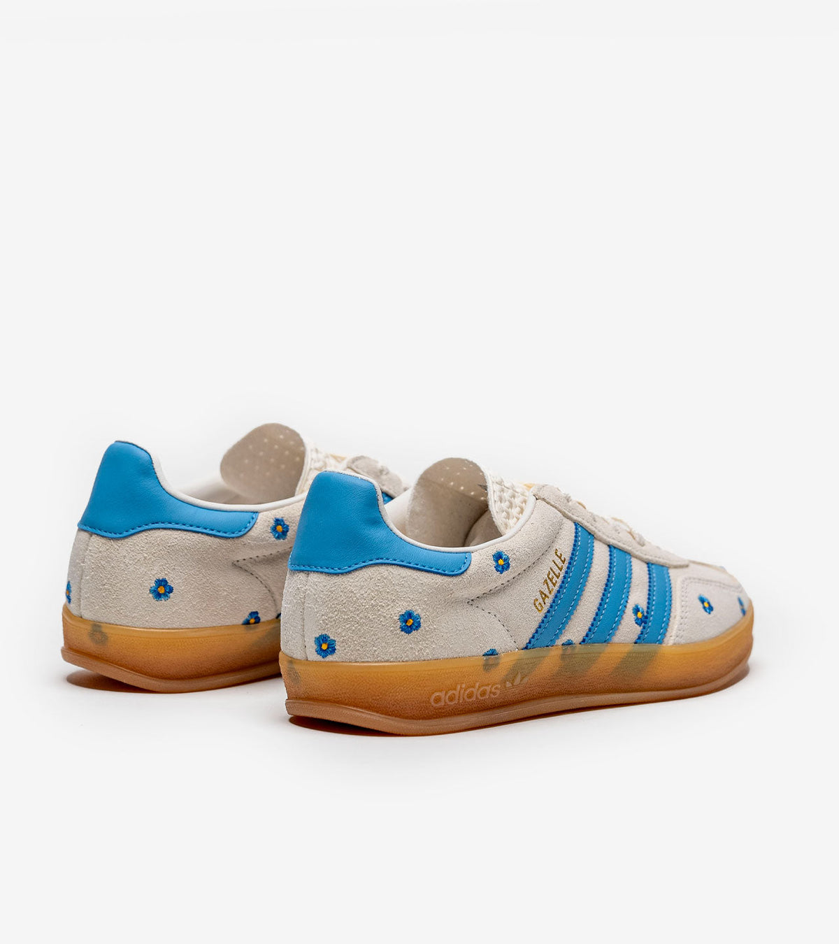 adidas Gazelle Indoor Light Blue Floral (Women's) — photo 3