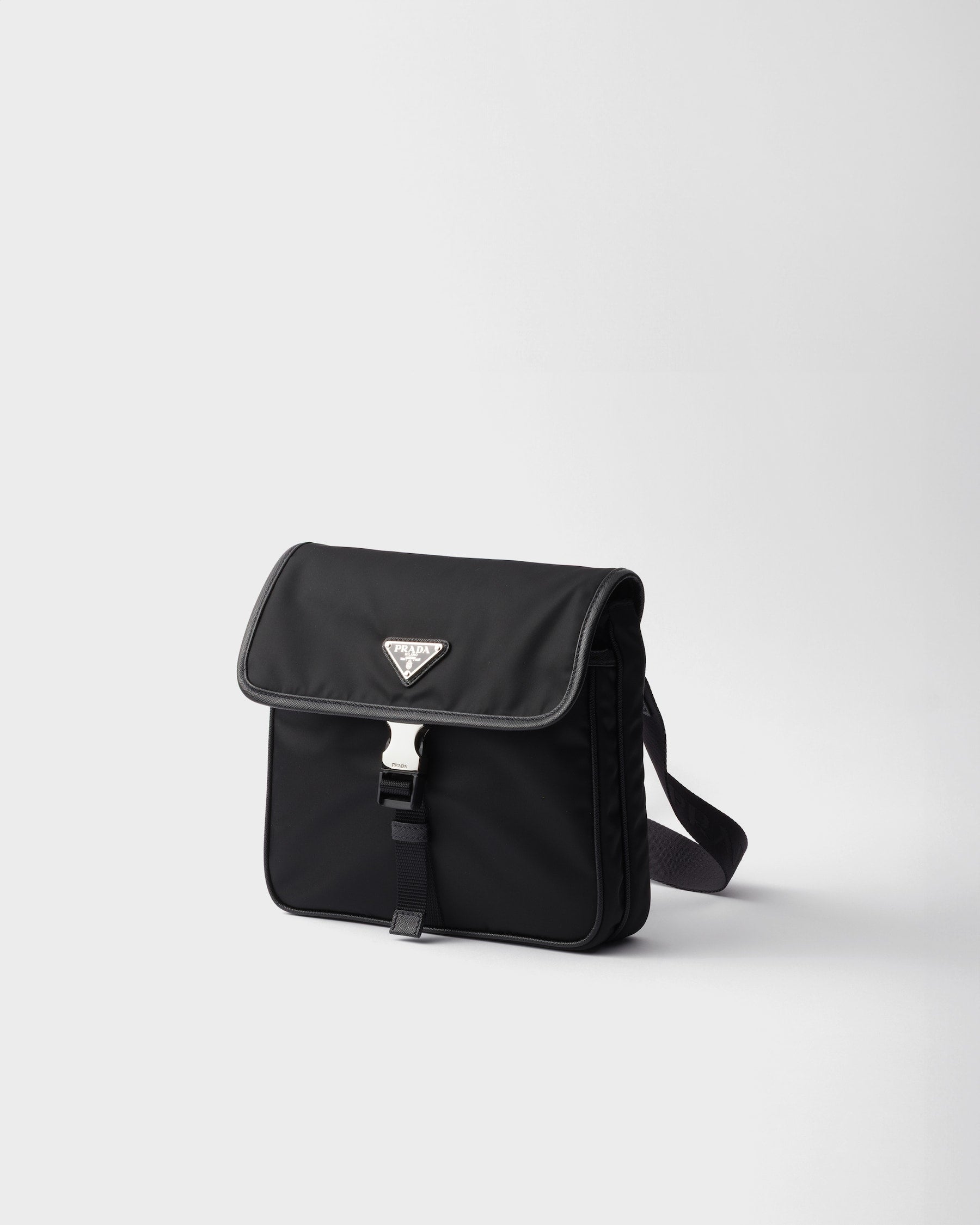 Sac porté épaule en Re-Nylon et cuir Saffiano - #13