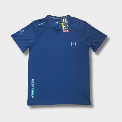 Ensemble short/t-shirt Under Fluo Bleu — photo 2