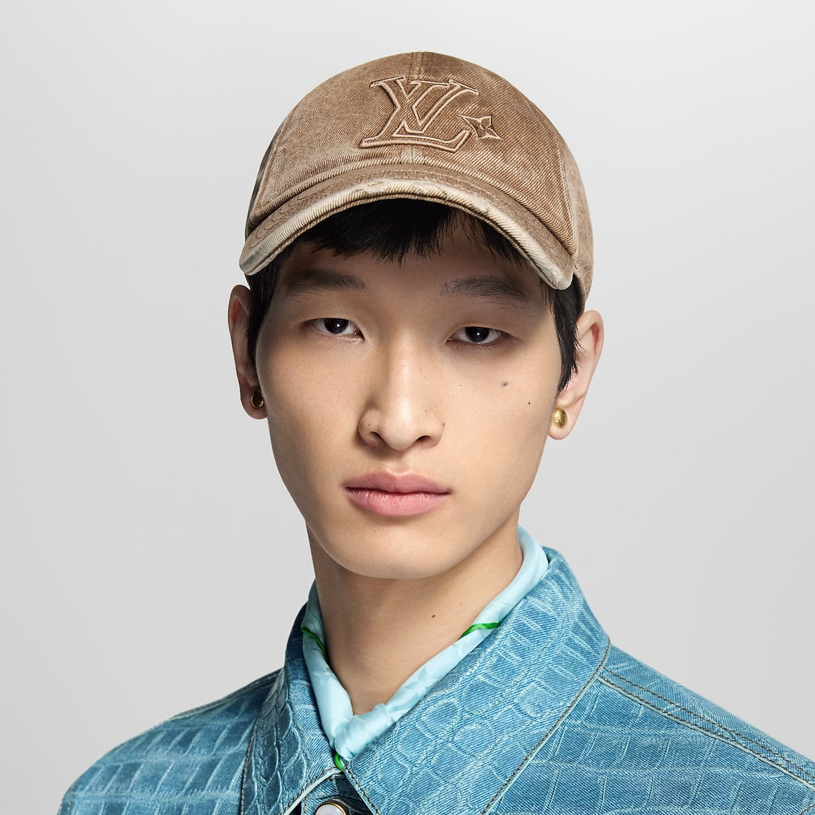 Casquette LV Denim Washed - CASQUETTES