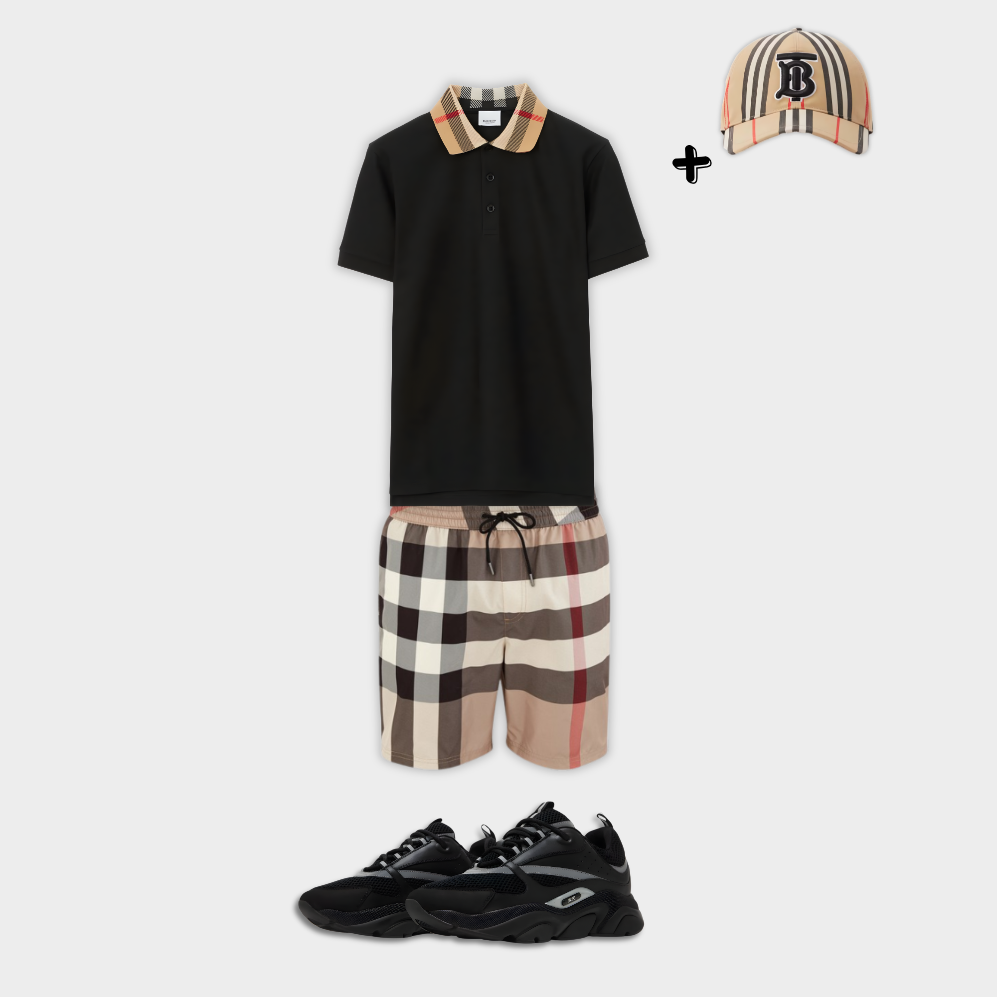 Outfit Polo Burb°rry + Casquette Offerte — photo 2