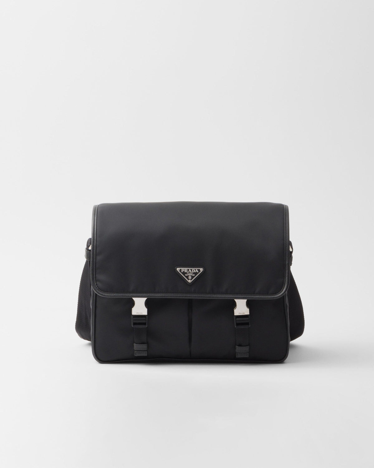 Sac porté épaule en Re-Nylon et cuir Saffiano - #9