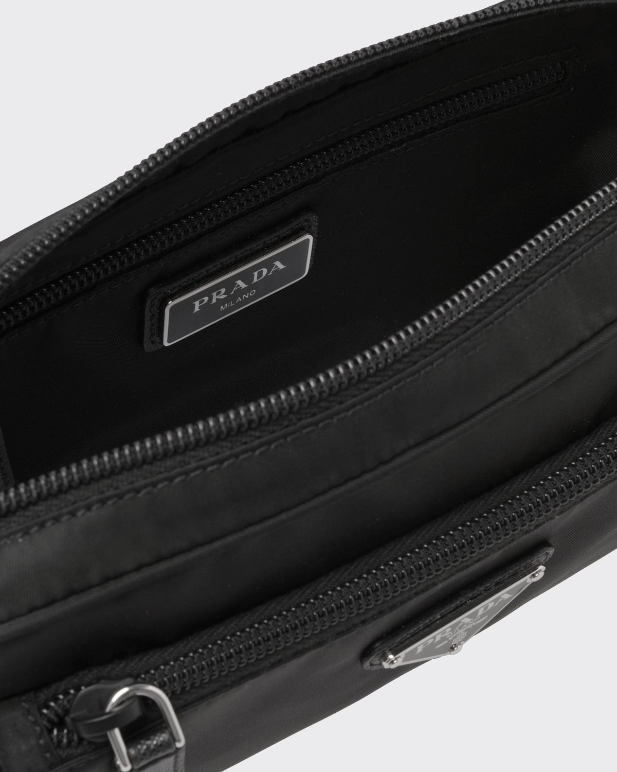 Sac banane en Re-Nylon et cuir Saffiano - #3