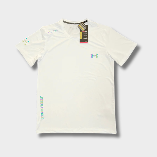 Ensemble short/t-shirt Under Fluo Blanc — photo 2