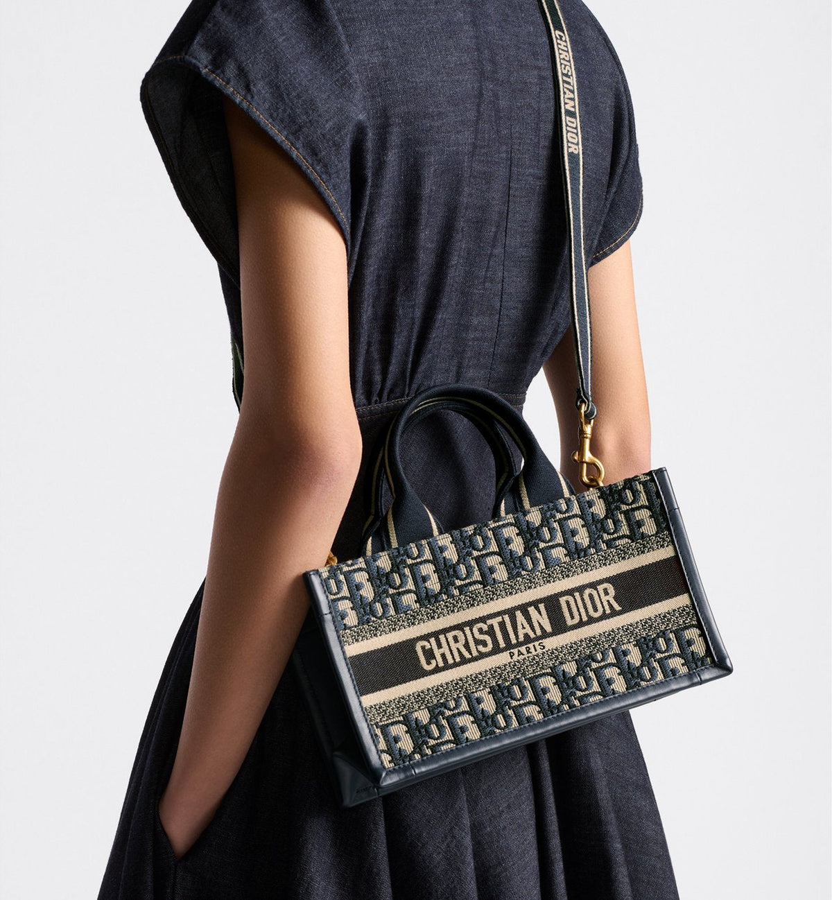 Sac Dior Book Tote East-West à bandoulière