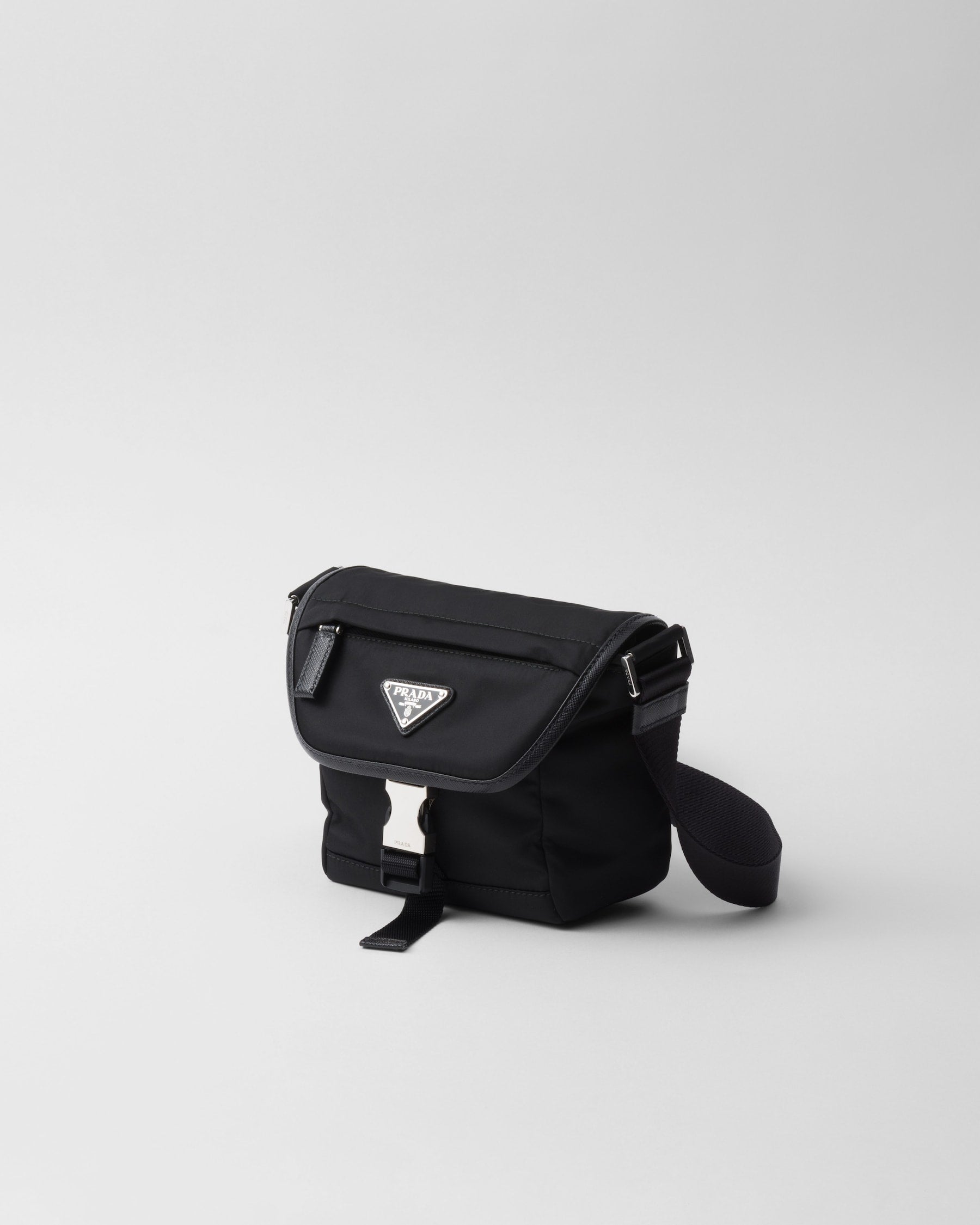 Sac porté épaule en Re-Nylon et cuir Saffiano - #7