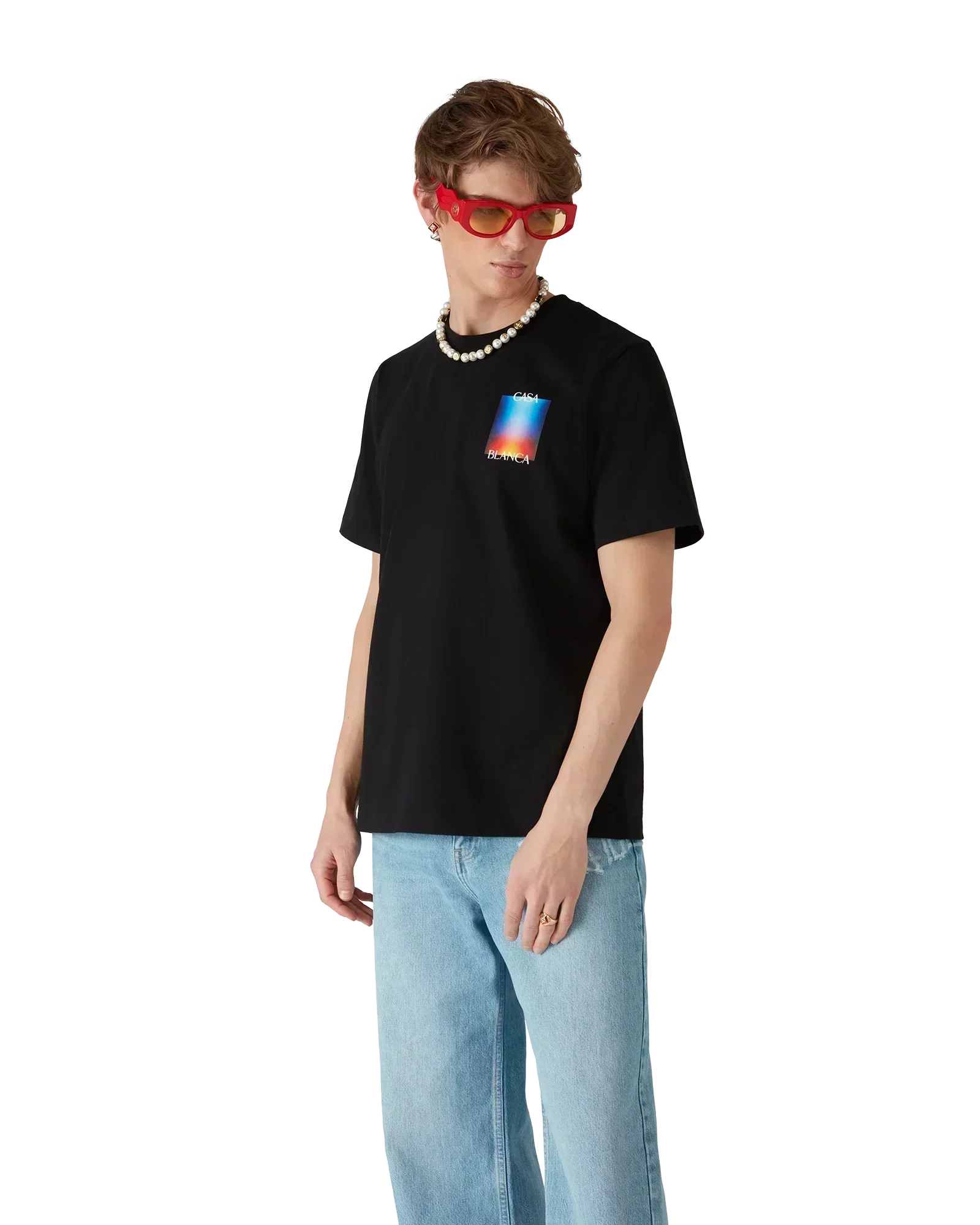 Gradient Casa Logo T-Shirt - casablanca