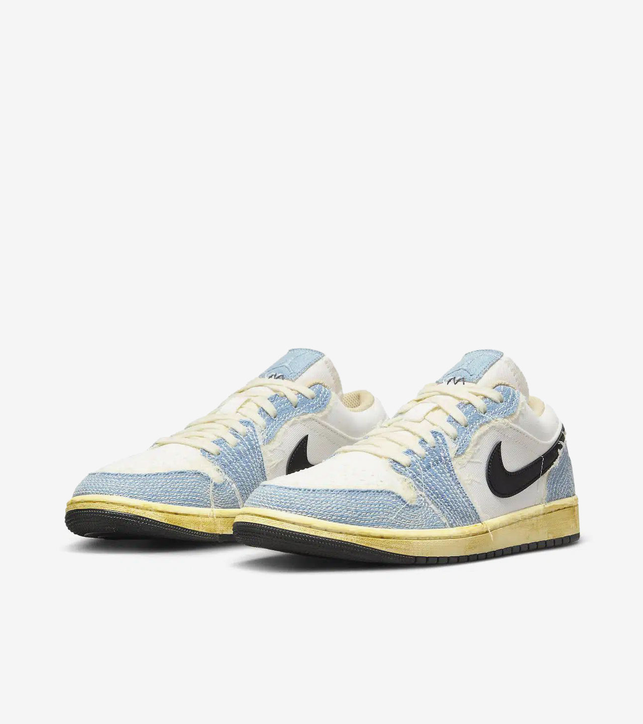 Jordan 1 Low SE WRMK Sashiko Denim — photo 2