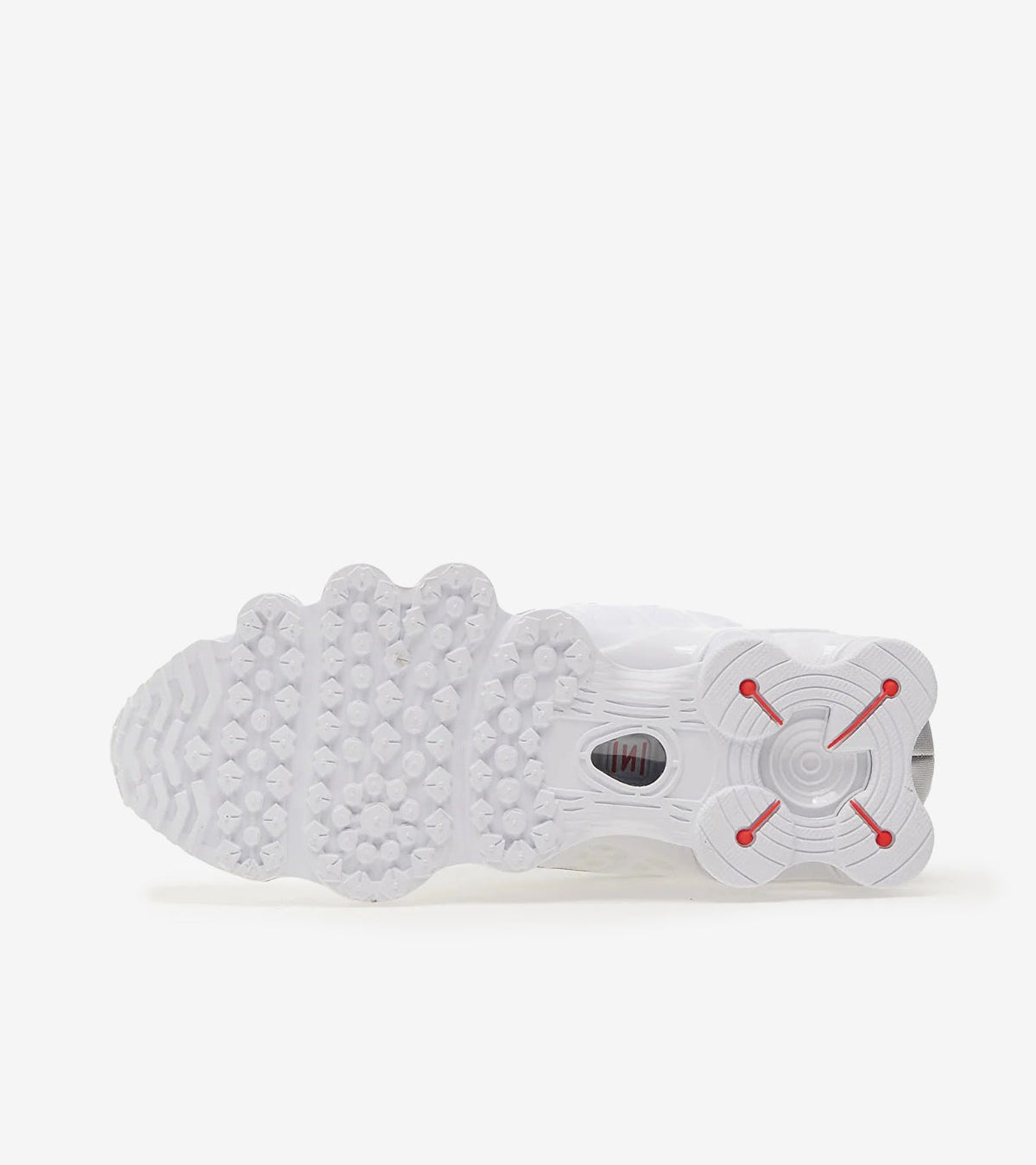 Nike Shox TL White Metallic Silver Max Orange (Women's) — photo 4