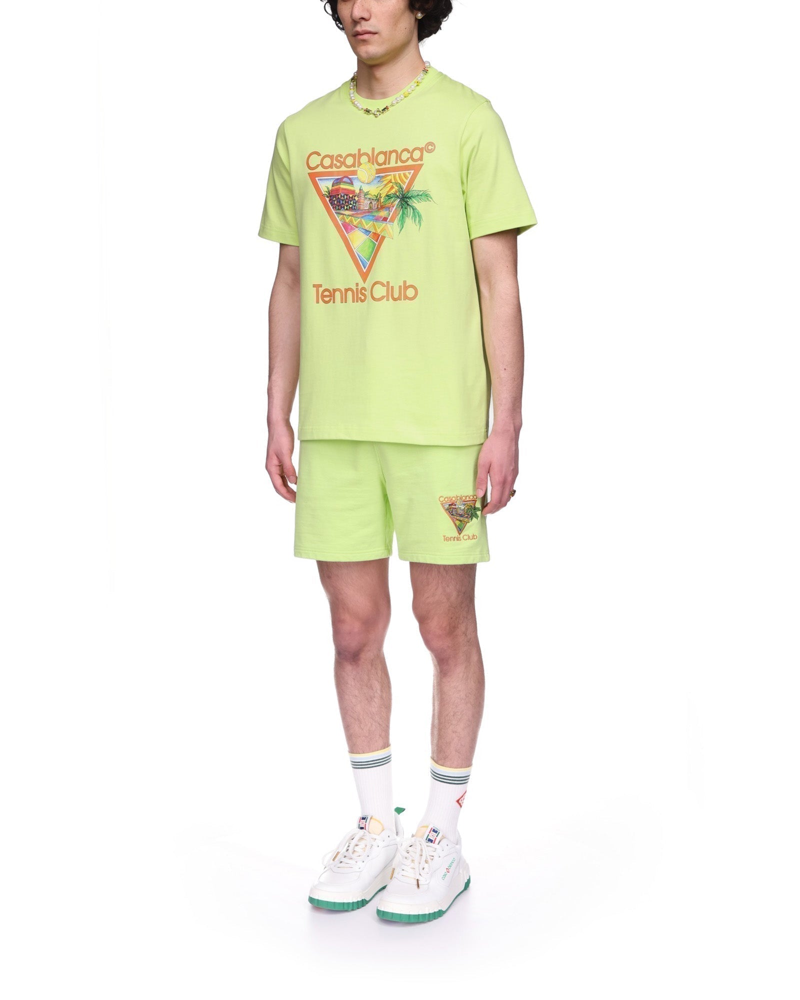 Afro Cubism Tennis Club T-Shirt - casablanca (3)