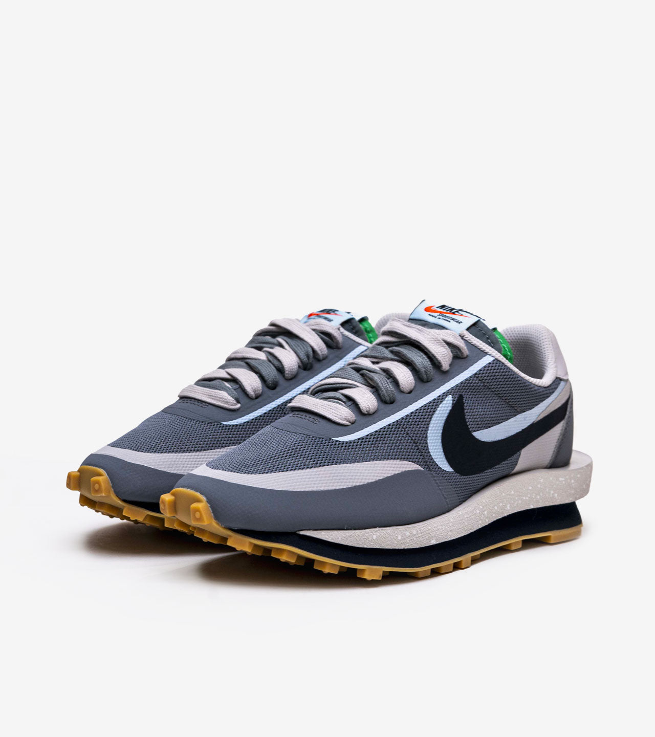 Nike LD Waffle sacai CLOT Kiss of Death 2 Cool Grey — photo 2