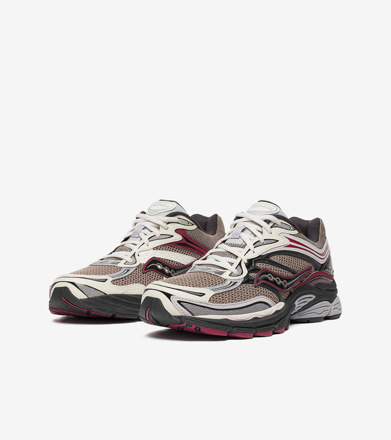 Saucony ProGrid Omni 9 Tomorrow, Meet Yesterday Pack Tan Maroon — photo 2