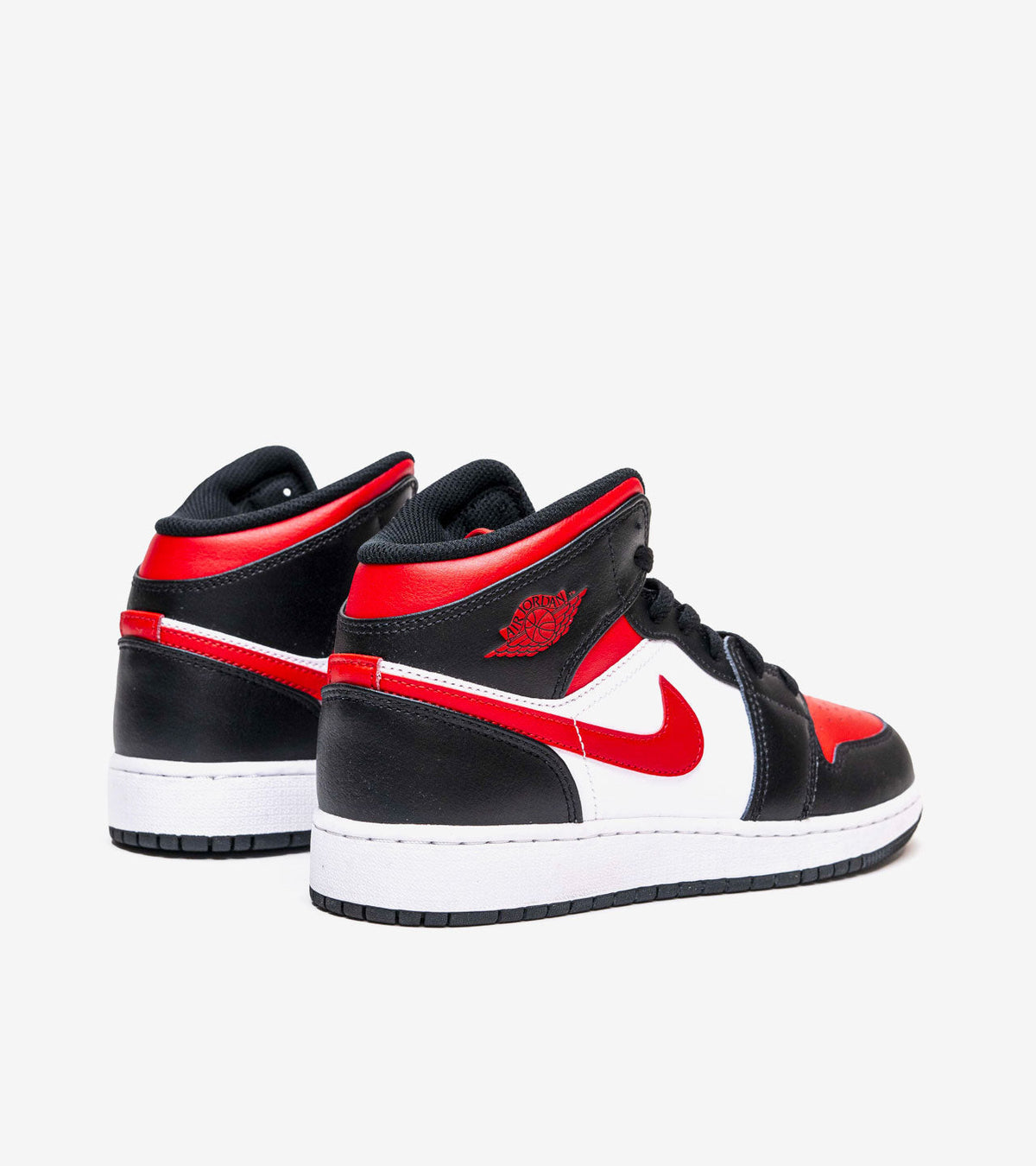 Air Jordan 1 Mid Gym Red Black White — photo 3