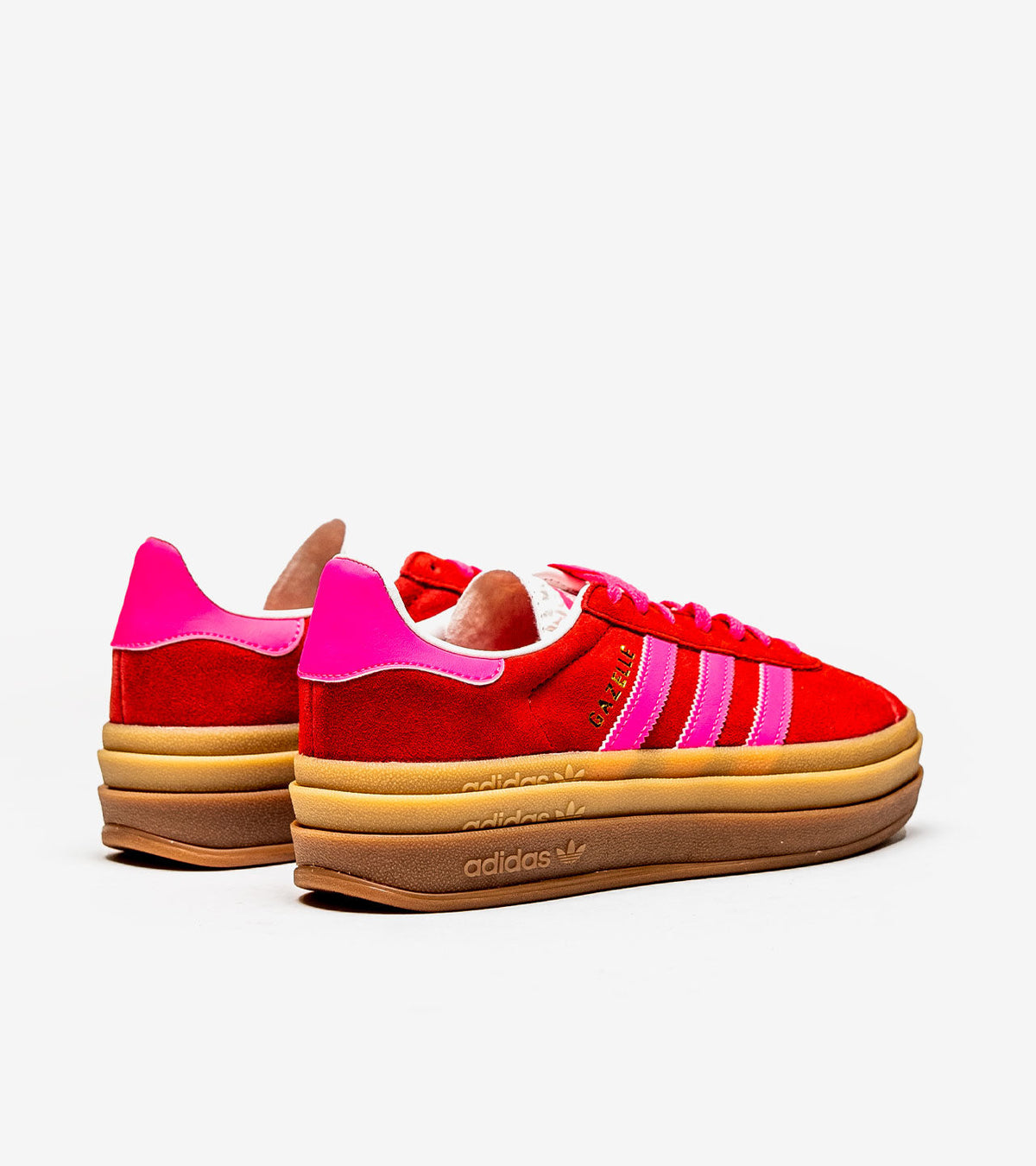 adidas Gazelle Bold Collegiate Red Lucid Pink (Women's) — photo 3