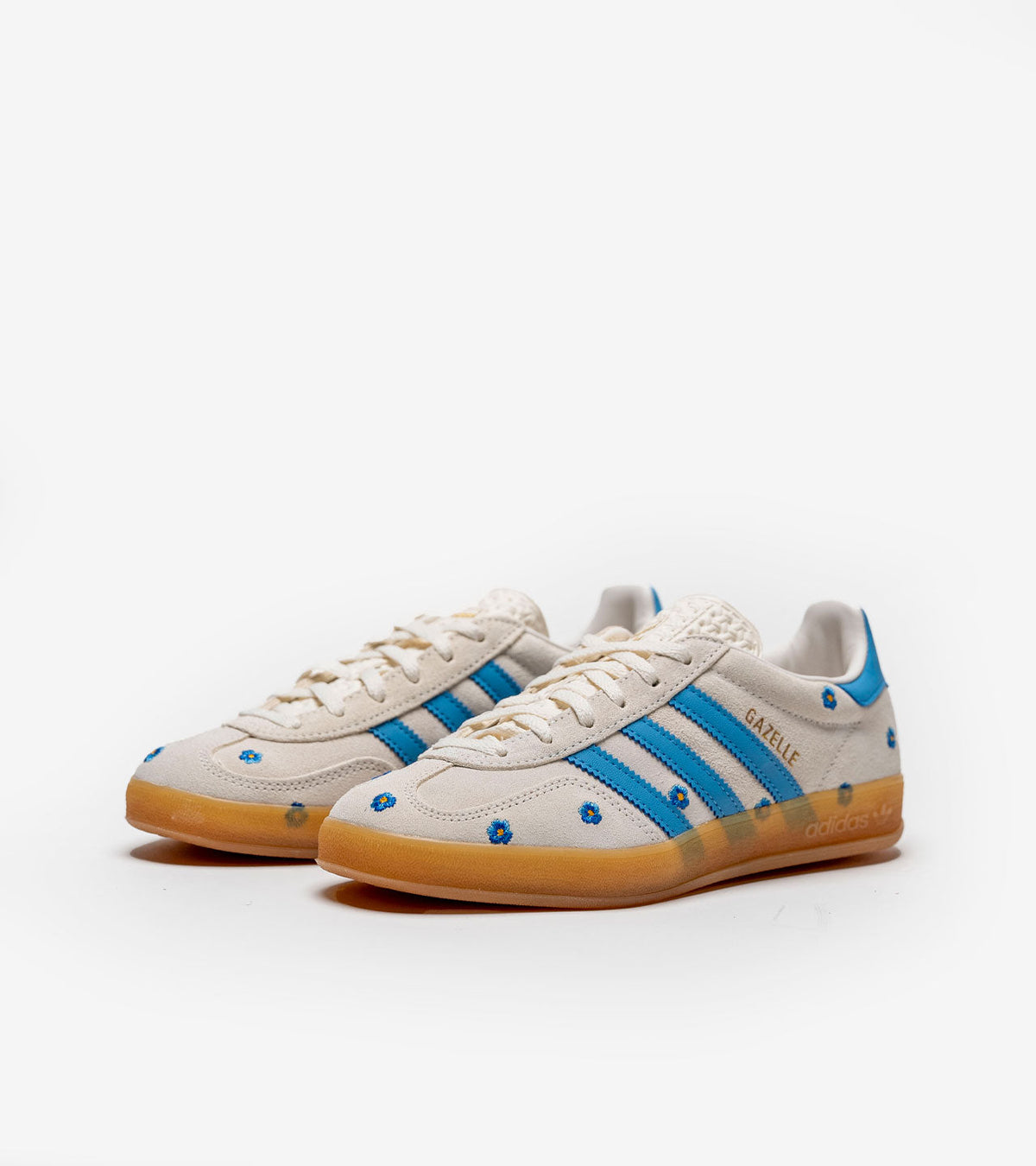 adidas Gazelle Indoor Light Blue Floral (Women's) — photo 2