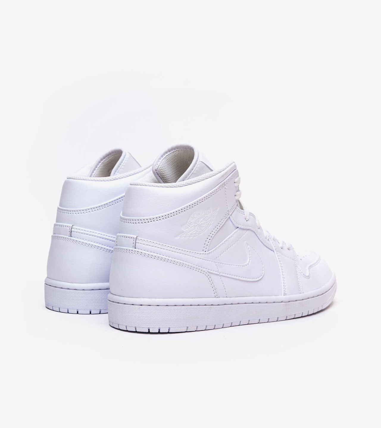 Air Jordan 1 Mid Triple White (2022) — photo 3