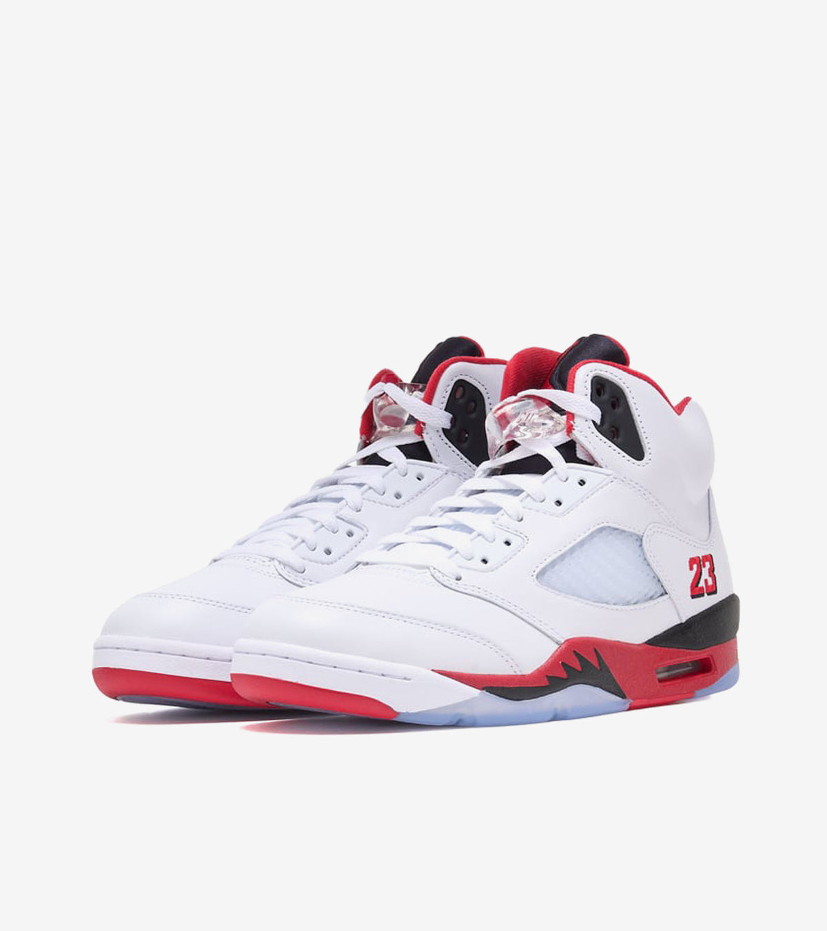 Jordan 5 Retro Fire Red Black Tongue — photo 2
