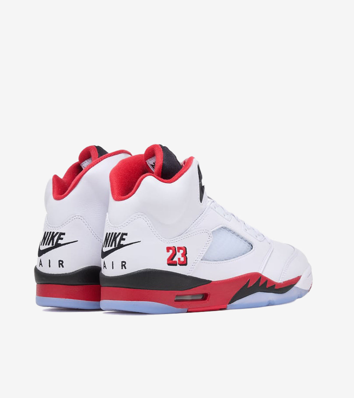 Jordan 5 Retro Fire Red Black Tongue — photo 3